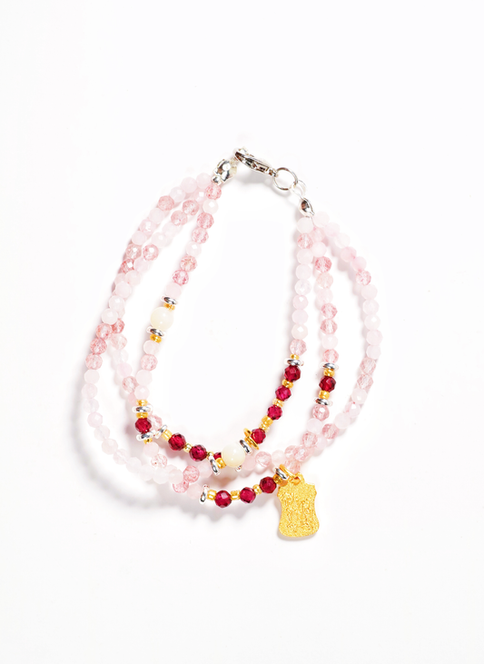 Rose Quartz Bracelet – Love, Healing & Good Fortune Talisman